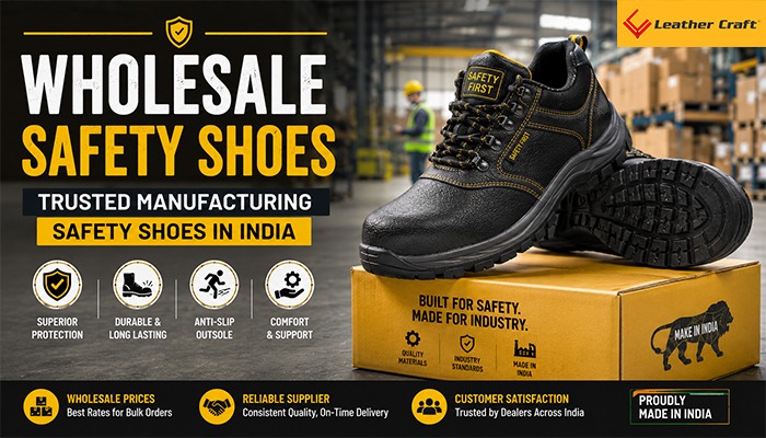 Wholesale Safety Shoes: Trusted Manufacturing Safety Shoes in India